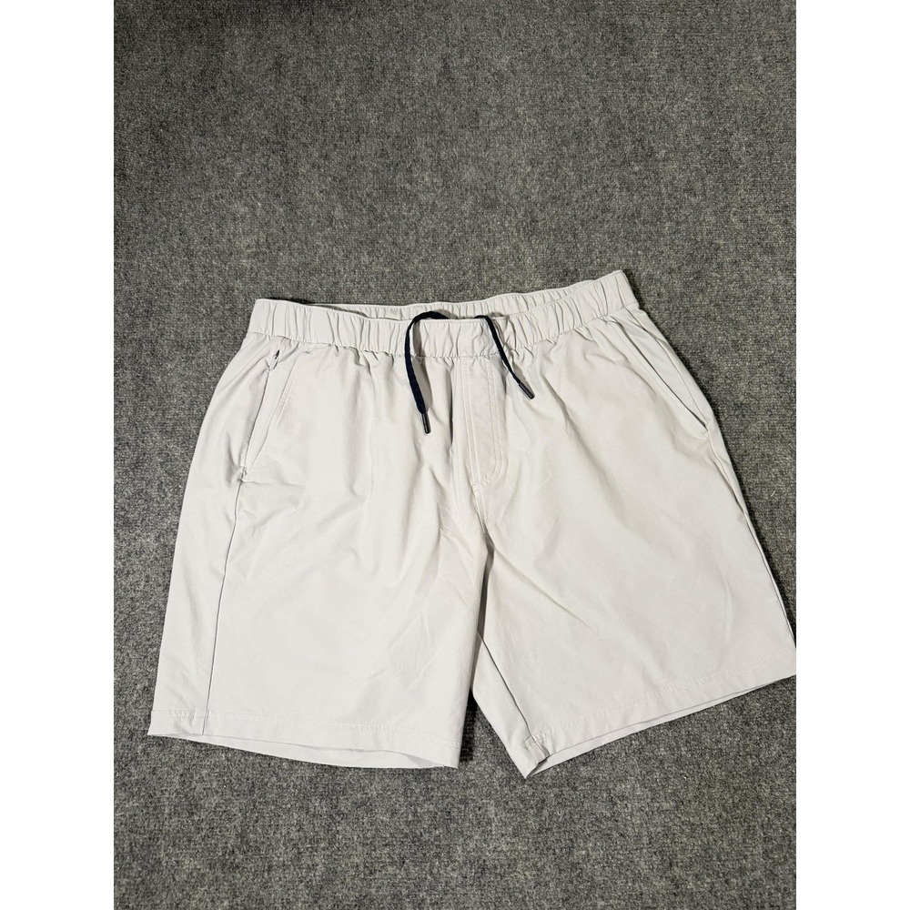 Rhoback Shorts Mens 2XL Gray 8.5 Inseam Athletic Golf Drawstring Pockets Gym